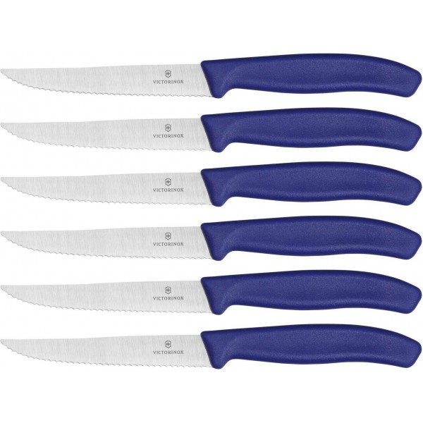 Victorinox Μαχαίρια Steak Swiss Classic 6τμχ blue