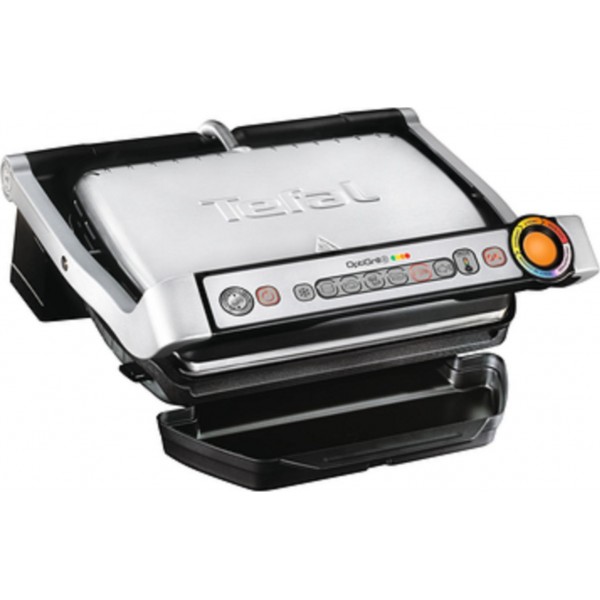 Τοστιέρα Tefal OptiGrill+  2000W GC712D34 Silver