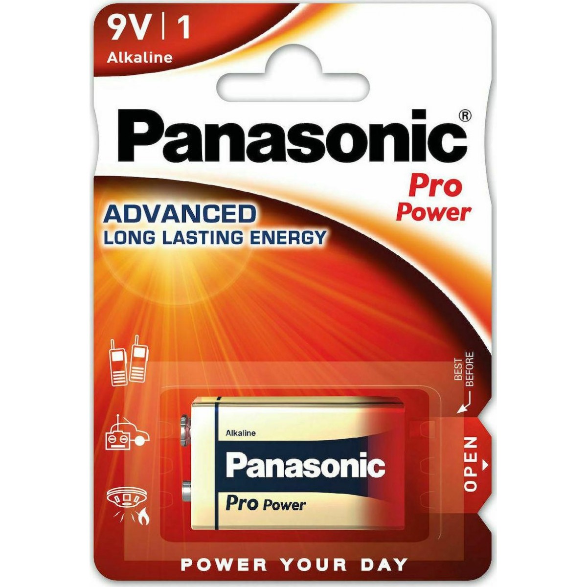 Panasonic Pro Power 6 LR 61 9V Αλκαλική μπαταρία