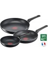 Tefal B5569153 Σετ Τηγάνια 3 τεμαχίων με Αντικολλητική Επίστρωση