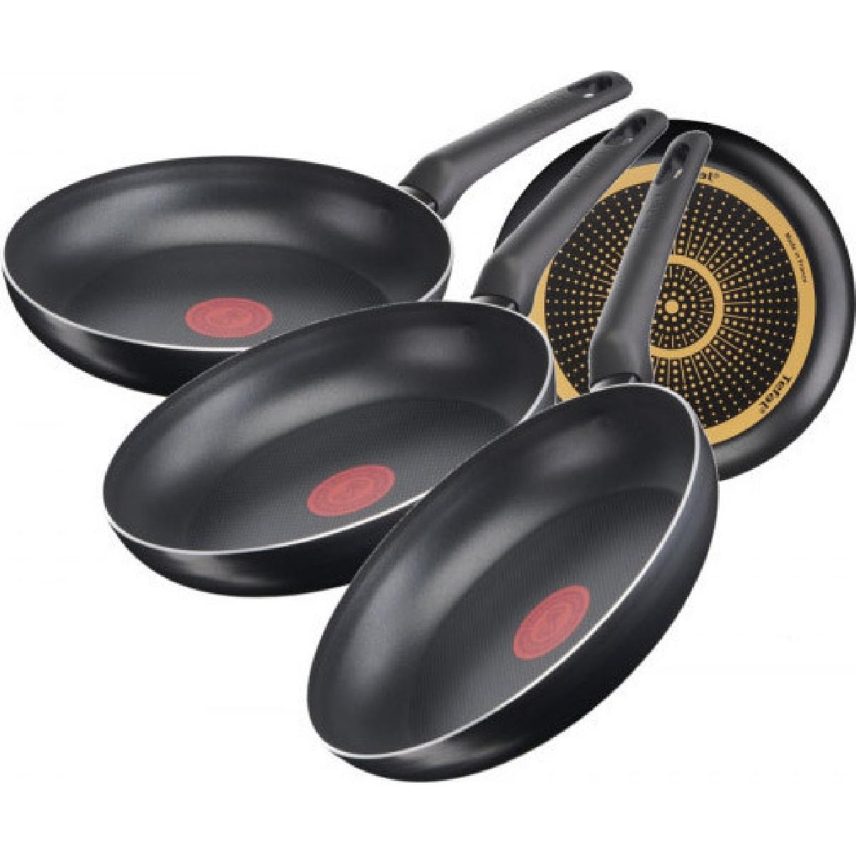 Tefal B5569153 Σετ Τηγάνια 3 τεμαχίων με Αντικολλητική Επίστρωση