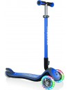 Globber Elite Deluxe With Light-up Wheels Scooter, navy Blue (444-400)