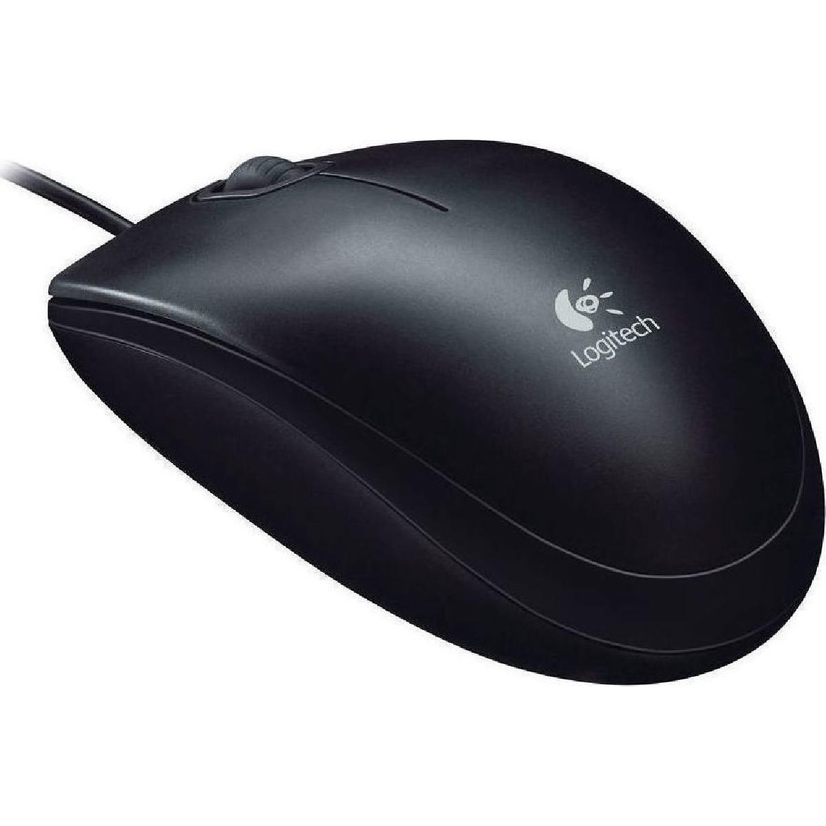 Logitech B100 Optical Mouse Black (910-003357)