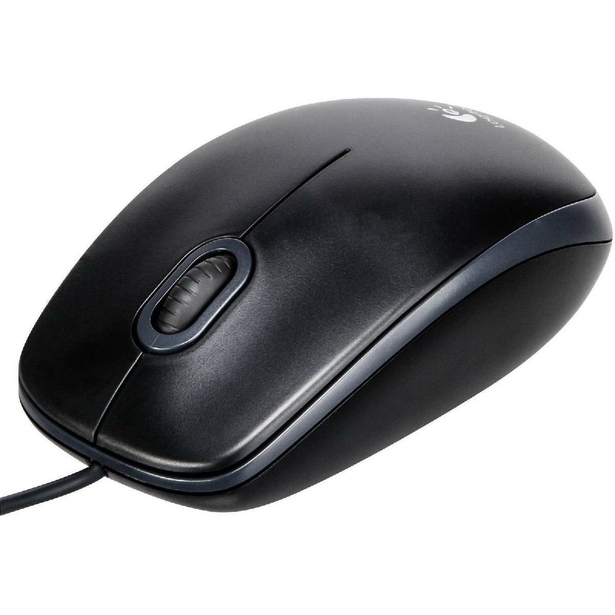 Logitech B100 Optical Mouse Black (910-003357)