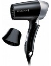 Remington D 2400 travel hair dryer 1400 watt black silver