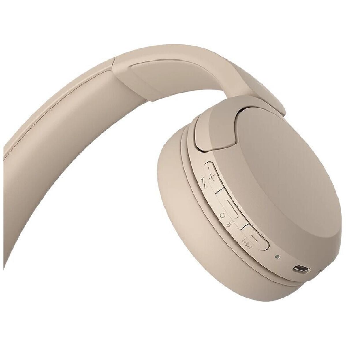 Sony WH-CH520C on-ear bluetooth headphones  beige