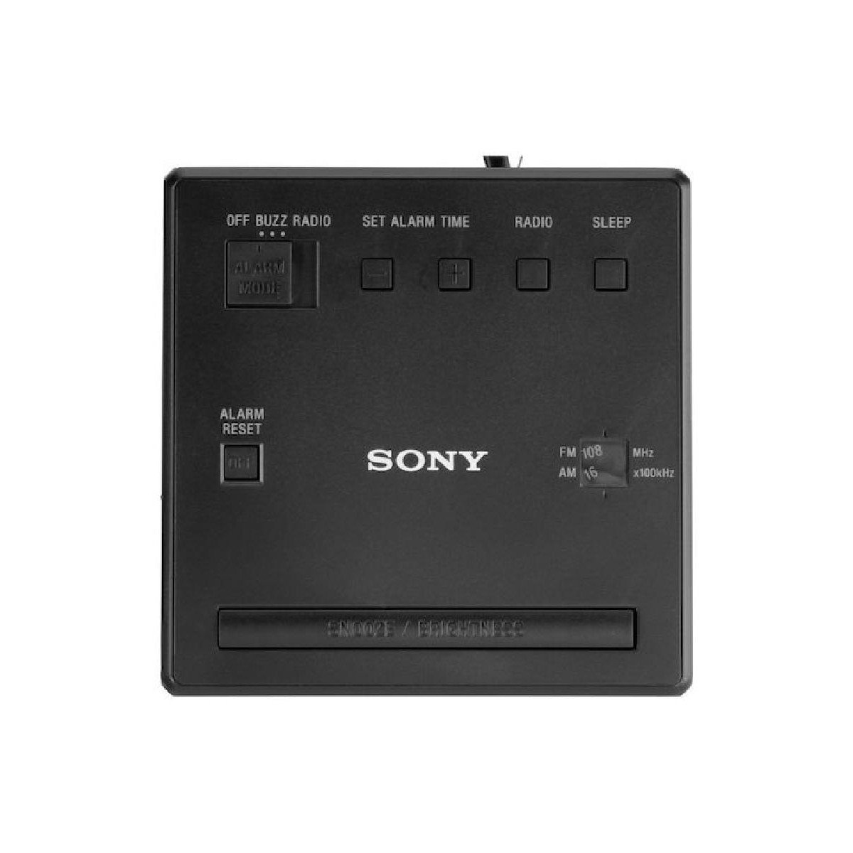 Sony ICF-C1B Ψηφιακό Ρολόι Επιτραπέζιο με Ξυπνητήρι black