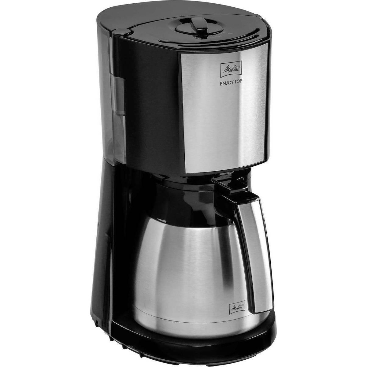 Melitta Enjoy Top Therm Inox 1017-08 Καφετιέρα Φίλτρου 1000 watt 1,25lt Black