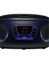 Denver TCL-212BT FM boombox with bluetooth,USB,CD player & AUX input blue