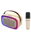 Denver BTM-610 Bluetooth speaker with LED light and microphone