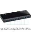 TP-Link USB 3.0 7-Port Hub UH720 ver 4.0 black