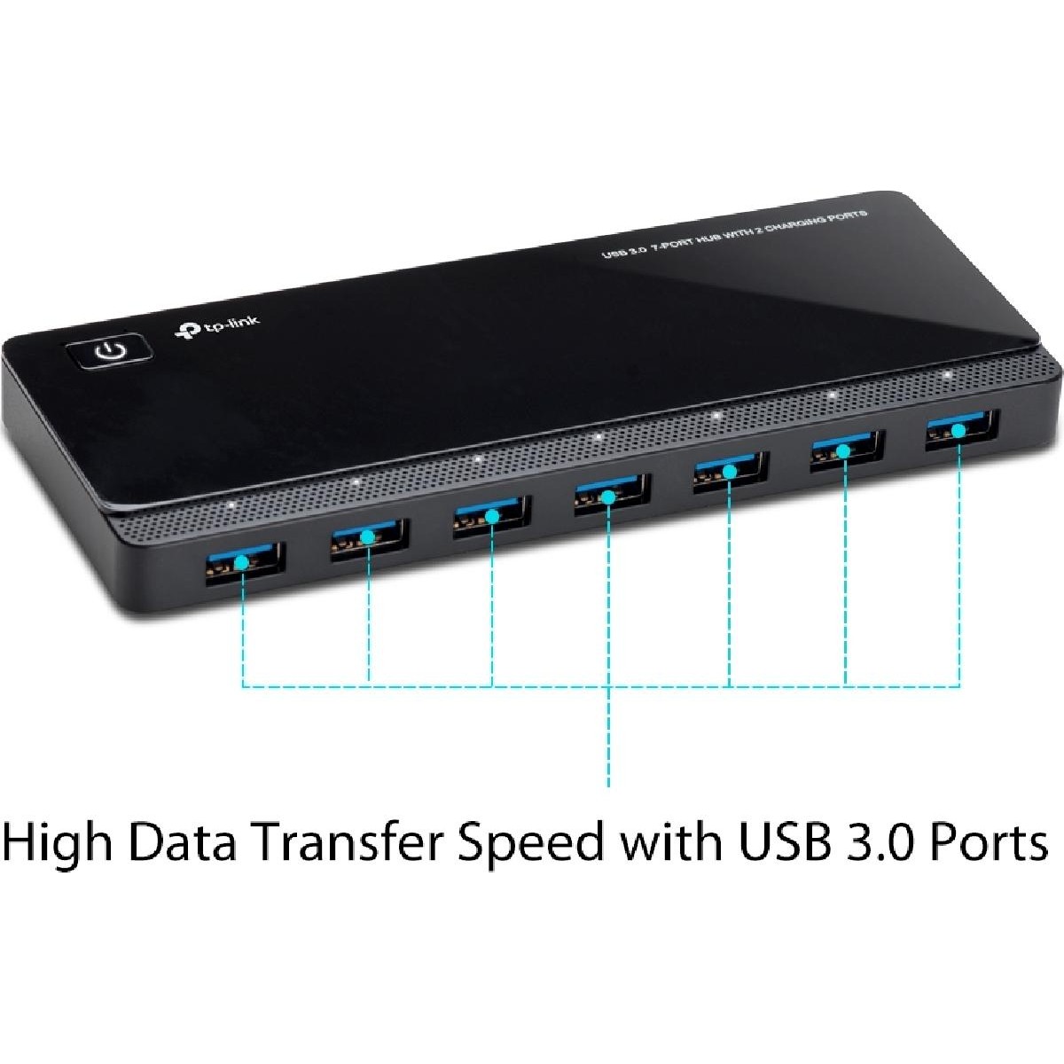 TP-Link USB 3.0 7-Port Hub UH720 ver 4.0 black