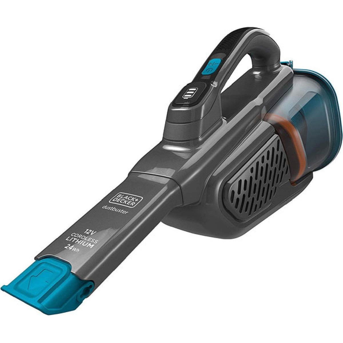 Black & Decker BHHV320J handheld vacuum Blue, Titanium 12V Bagless