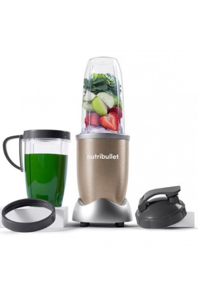 NutriBullet Pro NB910CP Μπλέντερ για Smoothies 0.9lt 900 watt gold (0C22300020)