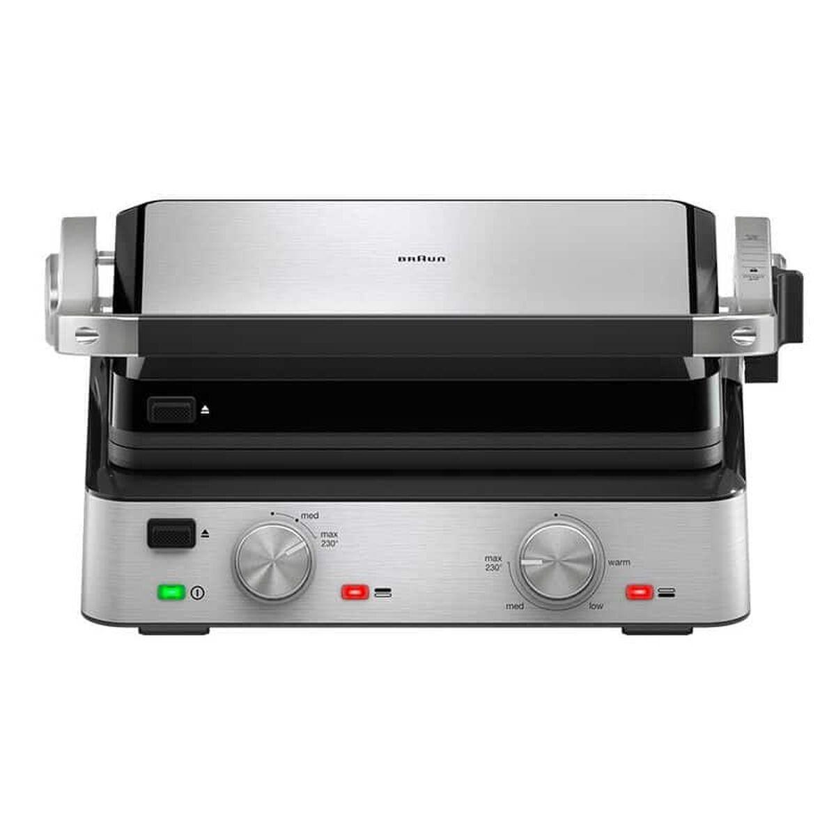 Braun CG7020 MultiGrill 7  Τοστιέρα Γκριλιέρα 2000 watt Black/Stainless steel