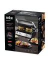 Braun CG7020 MultiGrill 7  Τοστιέρα Γκριλιέρα 2000 watt Black/Stainless steel