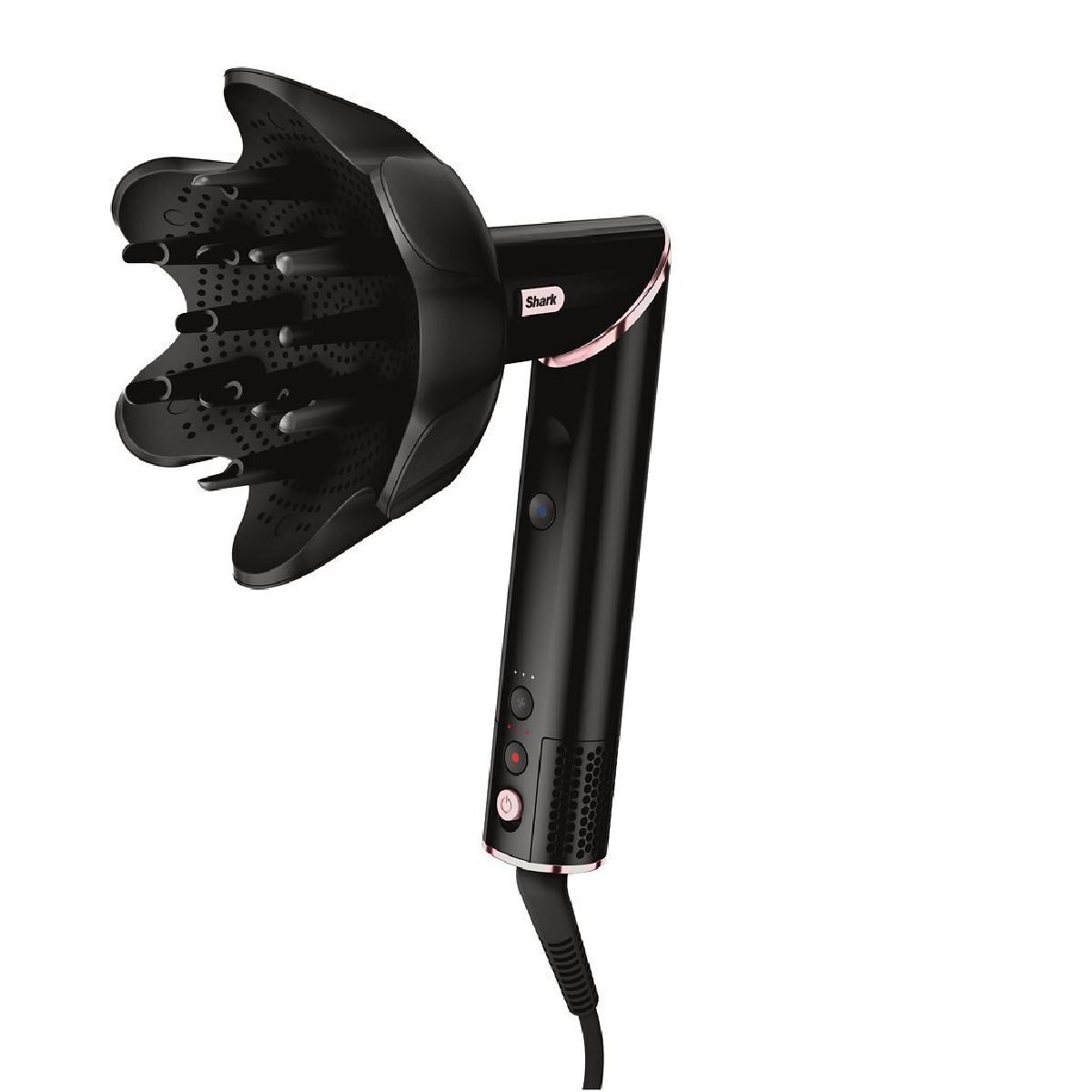 Shark HD440EU FlexStyle 5-in-1 Air Styler & Hair Dryer with Storage Case 1400 watt black rose