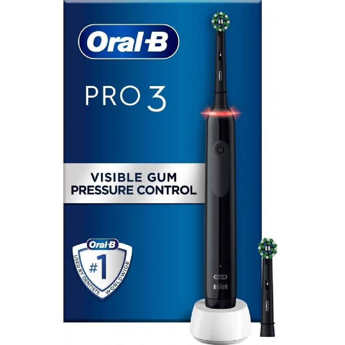 Oral-B Pro 3 3400N toothbrush cross action black edition