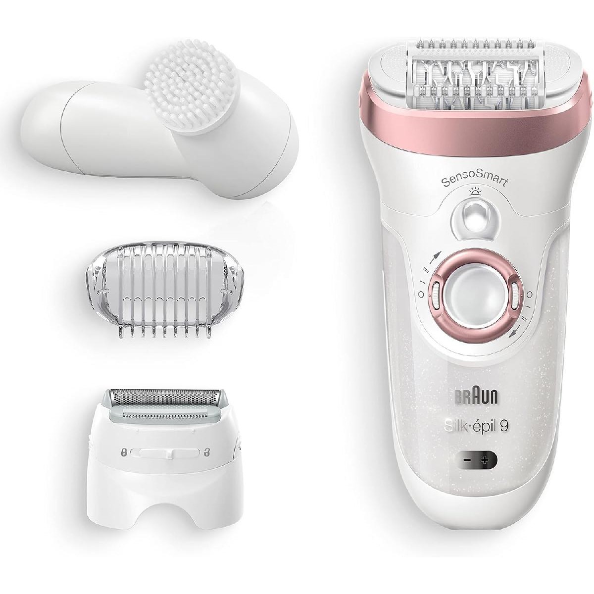 Braun 9-855 Silk-epil 9 epilator SensoSmart white pink