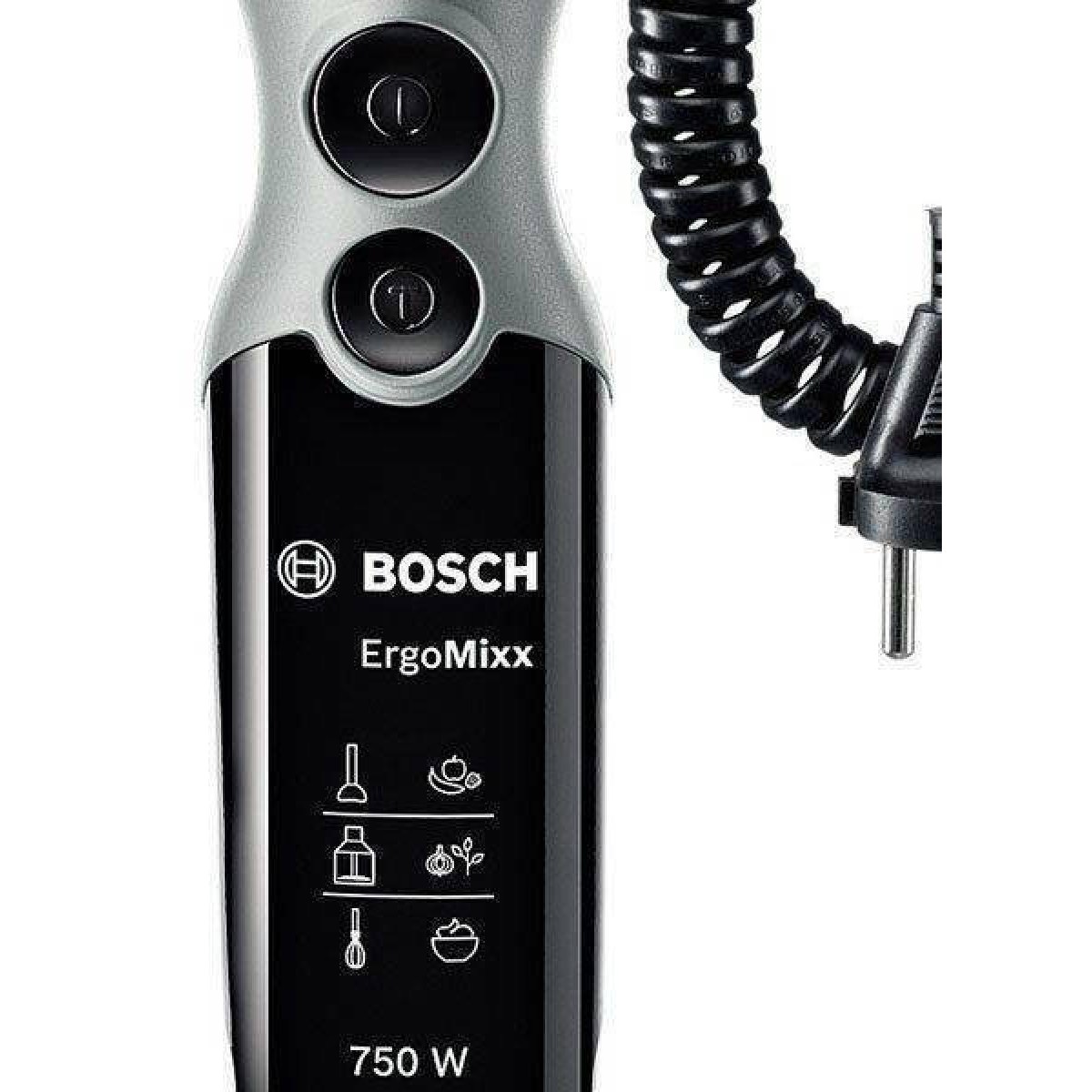 Bosch MSM67170 ErgoMixx blender 750 watt 600 ml Black, Silver