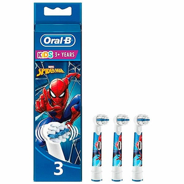 Oral-B Kids toothbrush Heads Spiderman 3pcs