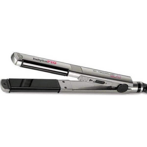 Babyliss Pro Ultra Curl BAB2071EPE Πρέσα Μαλλιών 25mm gray silver