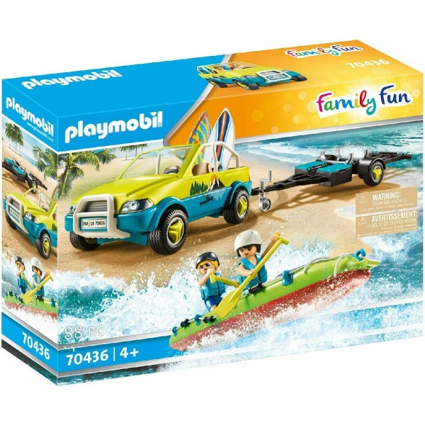 Playmobil Family Fun Beach Car with Canoe (70436)