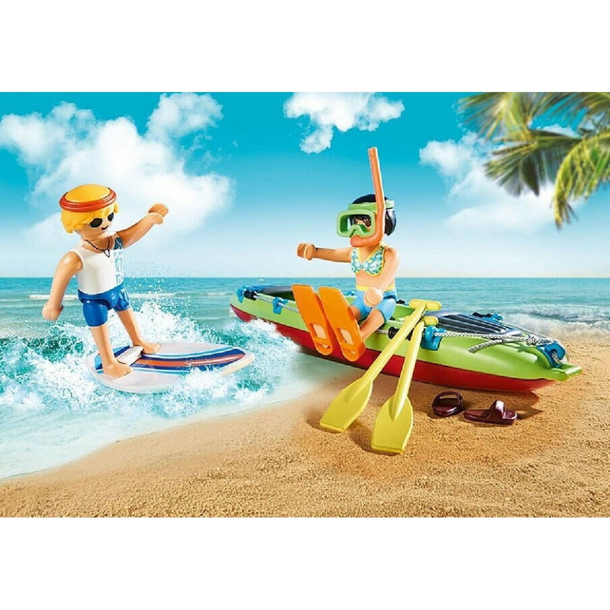 Playmobil Family Fun Beach Car with Canoe (70436)