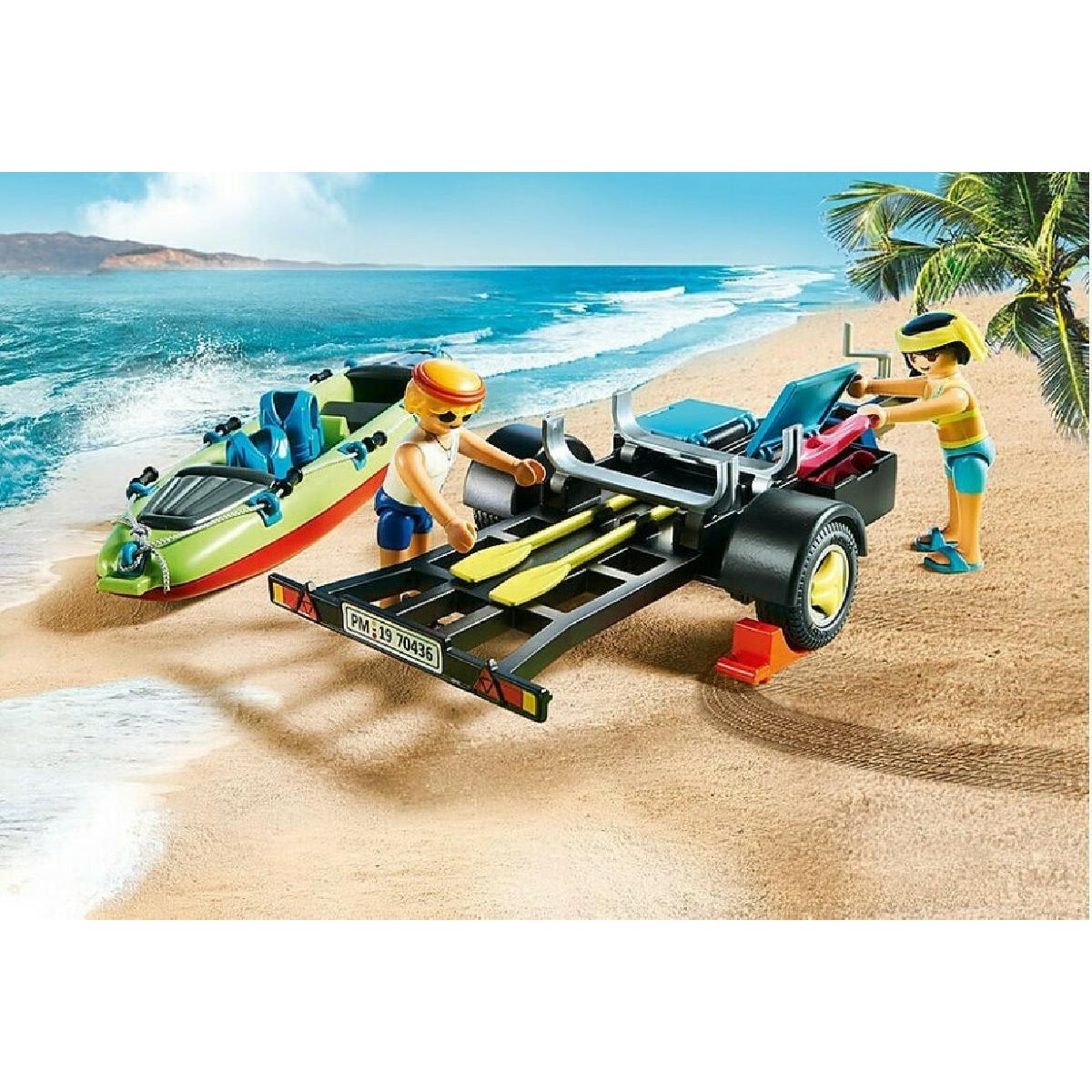 Playmobil Family Fun Beach Car with Canoe (70436)