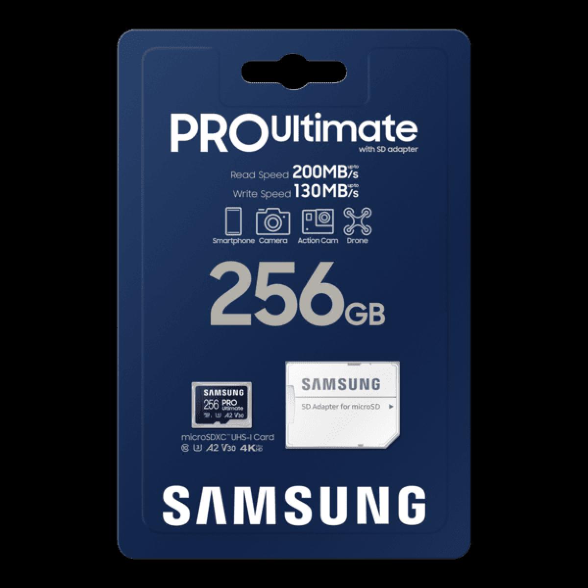 Samsung PRO Ultimate microSD-Card 256GB (2024)