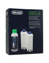 DeLonghi DLSC322 care set 2 x water filters +200ml EcoDecalk descaler