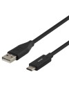 Deltaco USBC-1006M USB-C to usb-Α cable 2m 3A black