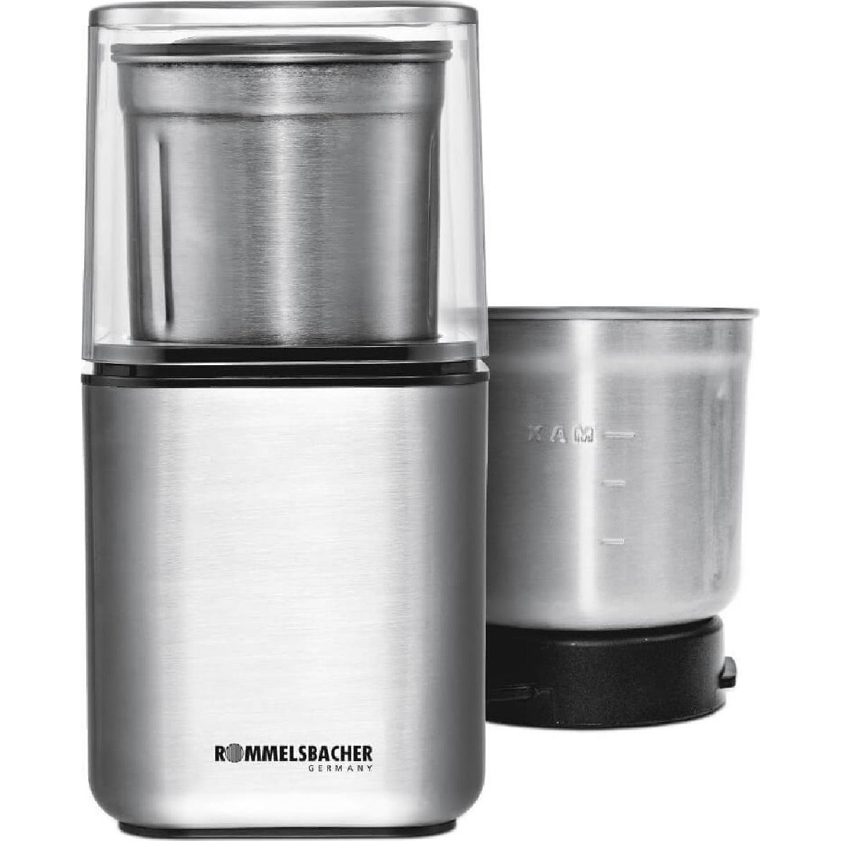 Rommelsbacher EGK 200 Spice Coffee Grinder 200 watt 70gr stainless steel silver