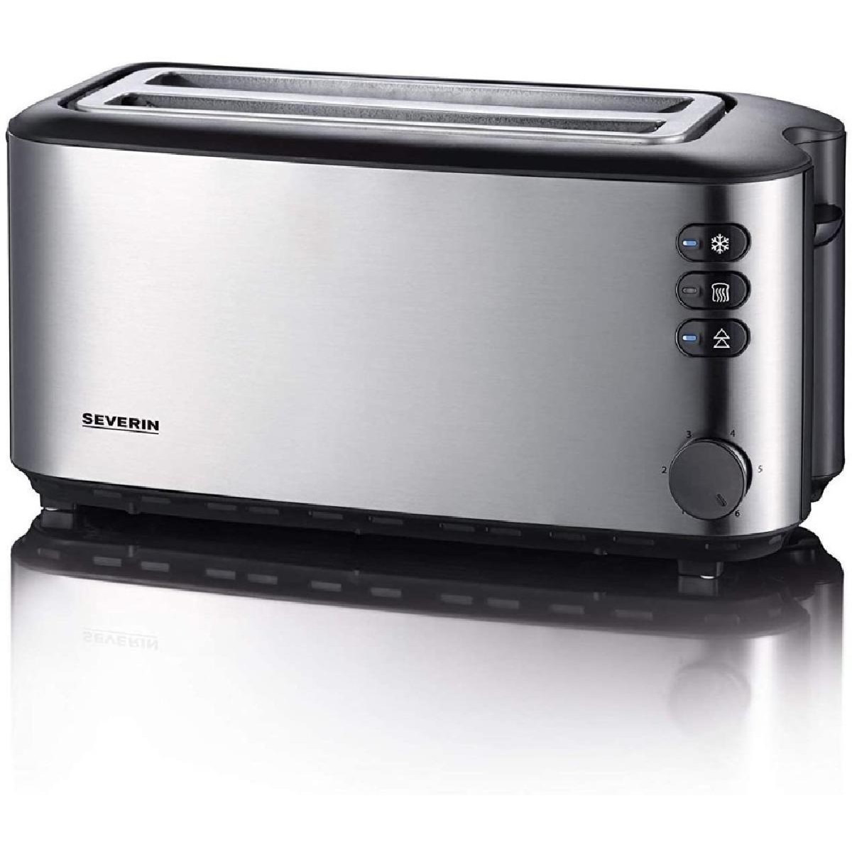 Severin AT 2509  Φρυγανιέρα 4 θέσεων 1400 watt stainless steel black