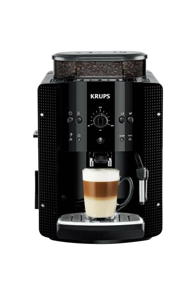 Krups EA8108 Αυτόματη Μηχανή Espresso 1450 watt Πίεσης 15bar με Μύλο Άλεσης black