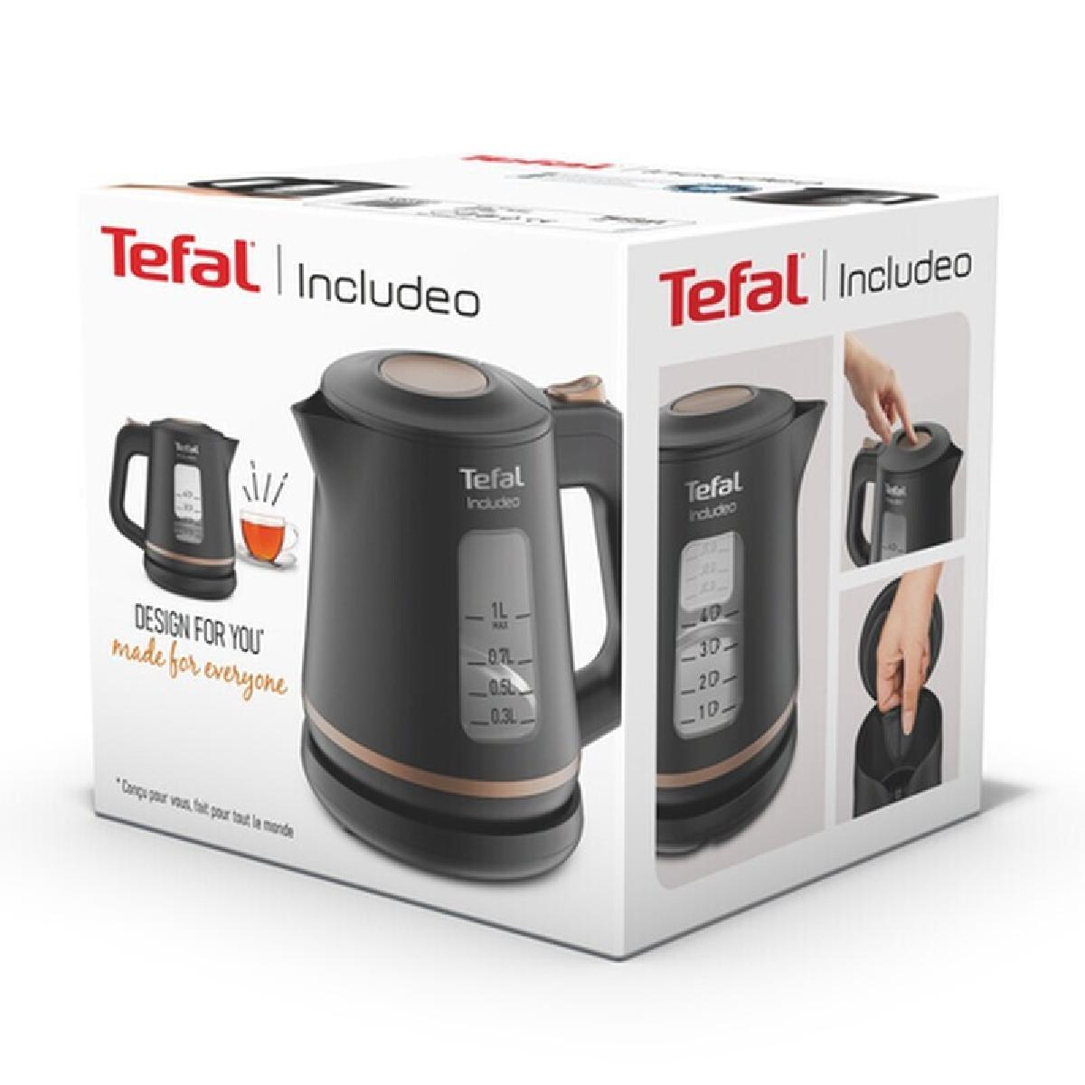 Tefal Includeo KI5338  Βραστήρας 1lt 1800 watt black