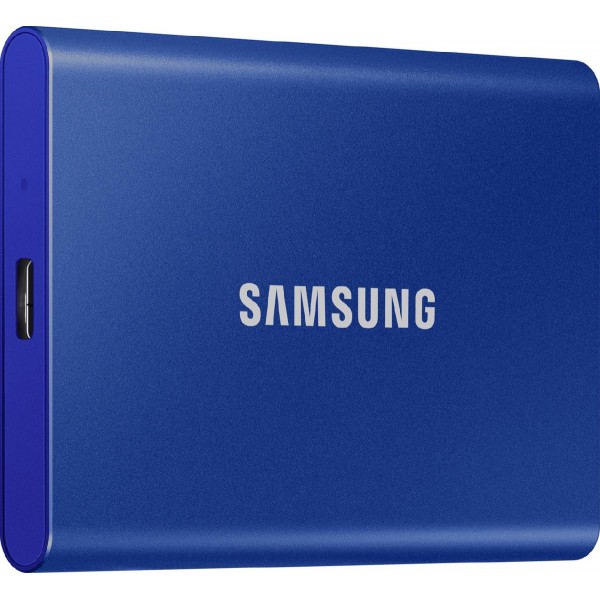 Samsung Portable (MU-PC2T0H/WW) 2TB SSD extern T7 USB-C / USB 3.2 indigo Blue