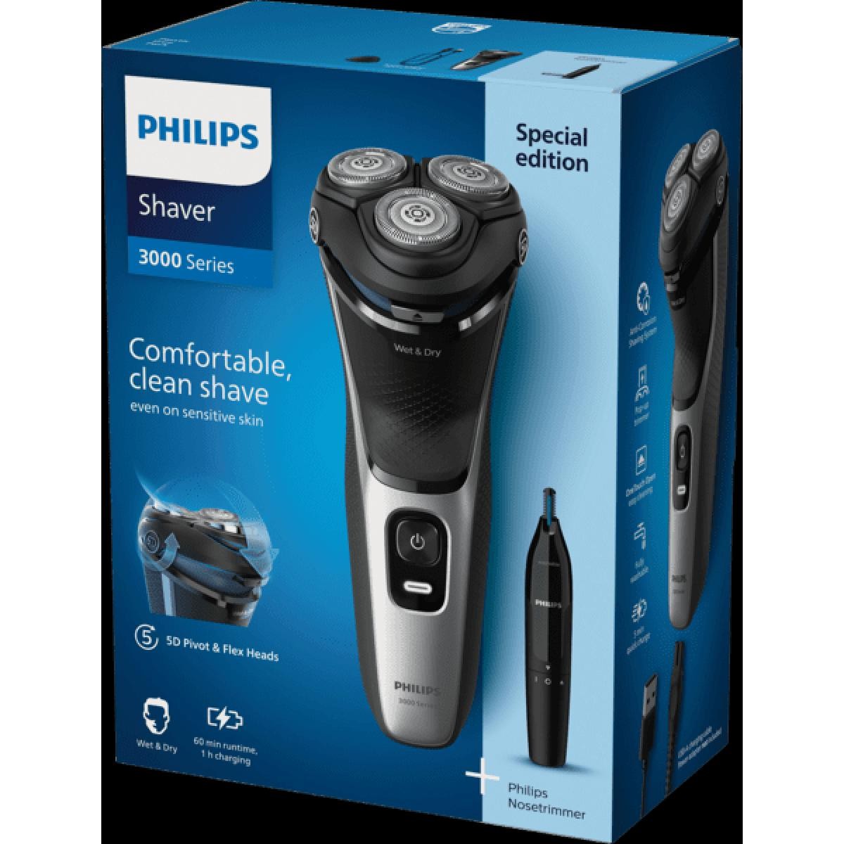 Philips S5887/10 Series 5000 shaver + nose trimmer