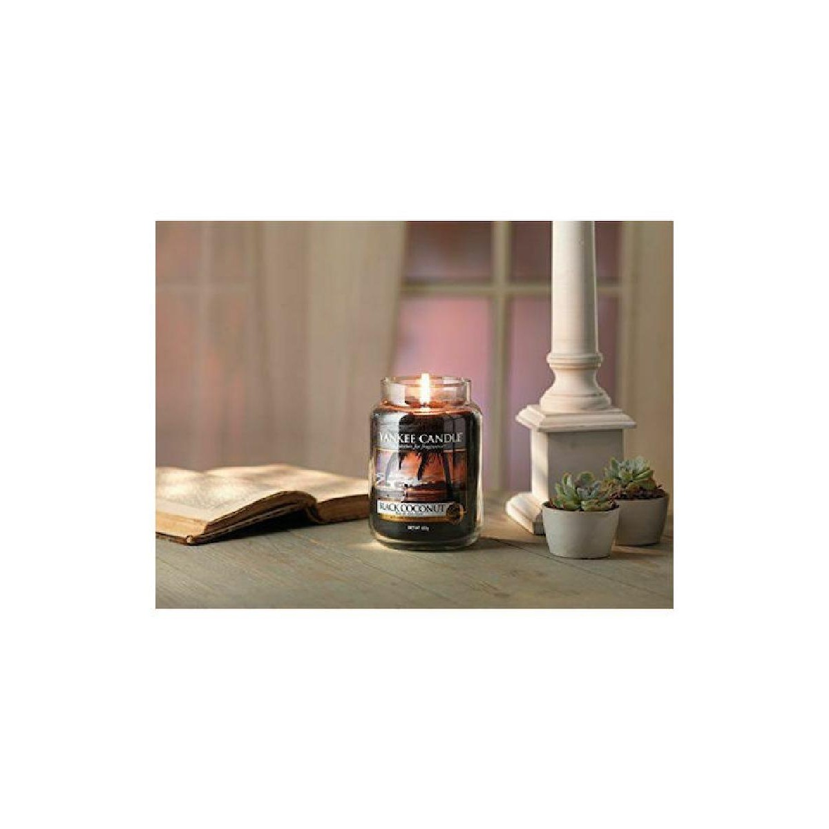 Yankee Candle Black Coconut  Αρωματικό Κερί 623gr