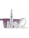 Braun FaceSpa Premium Edition SE830 Face Epilator with Facial Cleansing Brush and Lighted Mirror