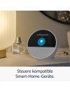 Amazon Echo Spot (2024) Smart alarm clock  with Alexa, Black (B0C2S2J7JP)