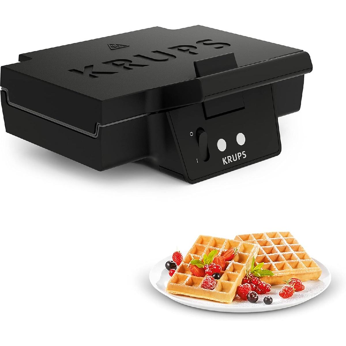 Krups FDK252 waffle maker black