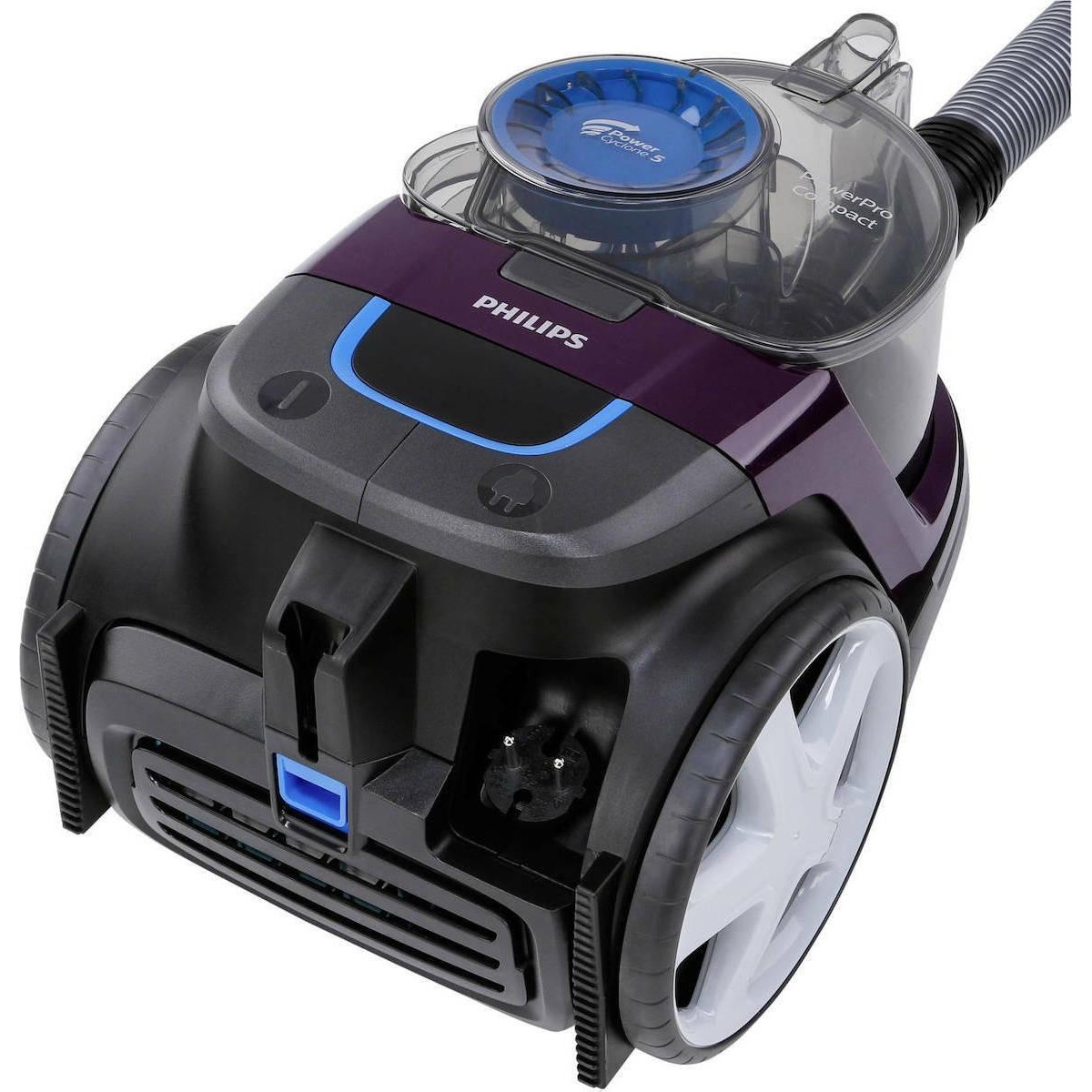 Philips PowerPro Compact FC 9333/09  Ηλεκτρική Σκούπα 900 watt με Κάδο purple