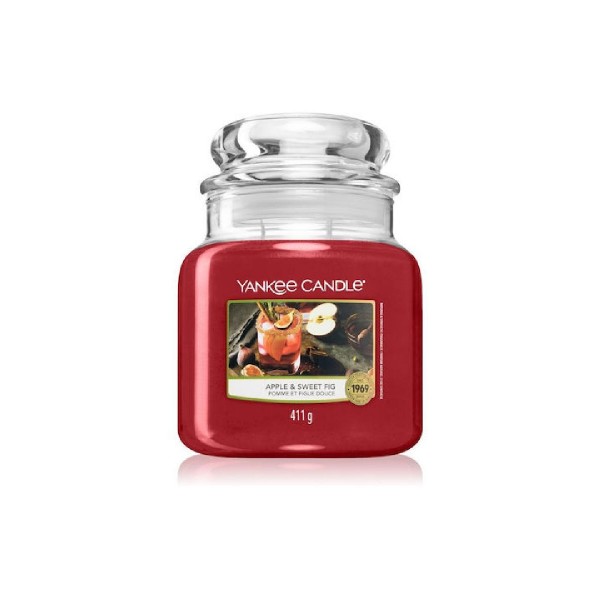 Yankee Candle Apple Sweet Fig Αρωματικό Κερί  411gr