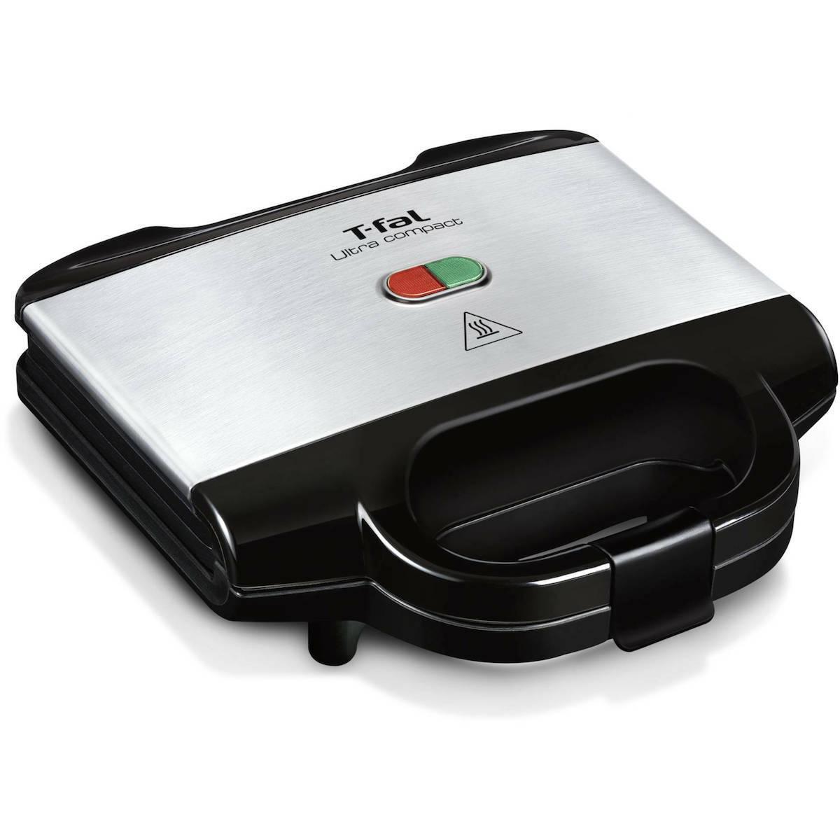 Tefal SM1552 Ultracompact Sandwich maker 700 watt black  Stainless steel