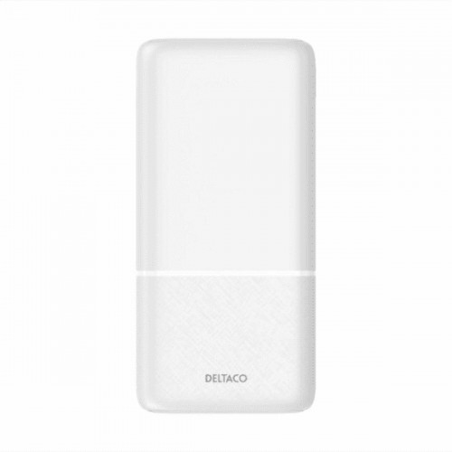 Deltaco PB-C1006  powerbank 20000 mah PD USB-C/2x USB white