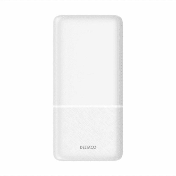 Deltaco PB-C1006  powerbank 20000 mah PD USB-C/2x USB white