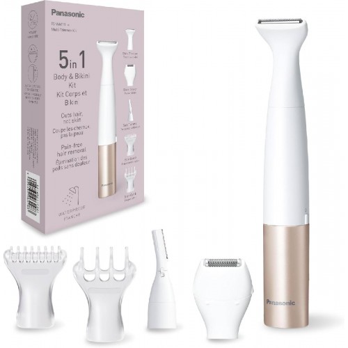 Panasonic ESWM31P301 Body & Bikini kit Epilator  5in1 white gold