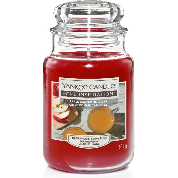 Yankee Candle Apple Cider & Cinnamon Αρωματικό Κερί 538g