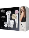 Braun SES 9105 Beauty Set 9 Flex epilator + FaceSpa white gold